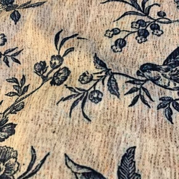 Two piece accent pillow covers. Gray/tan and blue. 19” x 19” - Picture 4 of 4